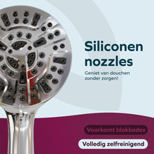 Universele aansluiting van de Besjaar douchekop met filter voor een snelle upgrade van je douche